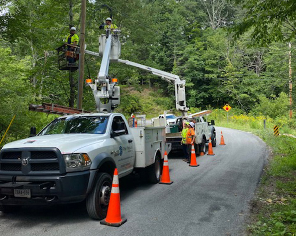 fiber optic installation